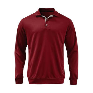 เสื้อโปโลผู้ชายแขนยาวผ้าถักลายริบ สไตล์แฟชั่นทันสมัย เหมาะสำหรับใส่ลำลองและกึ่งทางการ - Product Image 5