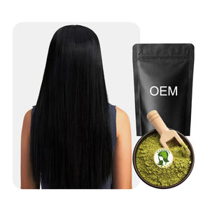 ผงเฮนน่าสมุนไพรสีดำนุ่มเป็นมิตรกับสิ่งแวดล้อมออร์แกนิกผลิตภัณฑ์ดูแลเส้นผมและความงามพร้อมใบมีดสามแบบ - Product Image 1