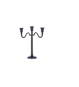 Elegante candelabro de metal con acabado en bronce para la decoración clásica de eventos y el estilo tradicional de decoración del hogar - Product Image 2