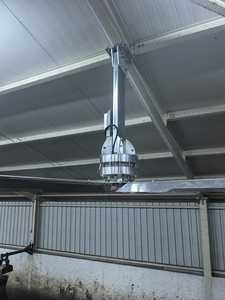 Ventilador inteligente Cowair HVLS 400 Ventilador de techo Cowealthy Industrial HVLS para granjas, graneros, almacenes y aspas fuertes para ganado - Product Image 5