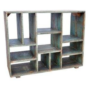 Caja de sombra de 11 compartimentos de madera maciza rústica, caja cuadrada con múltiples ranuras para exhibición de entrada, estilo granja, montaje en pared, hoteles para el hogar - Product Image 2