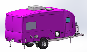 Легкий карбоновый прицеп с австралийскими и европейскими стандартами, прочный фургон для всесезонных путешествий, идеально подходит для кемпинга вне сети - Product Image 5