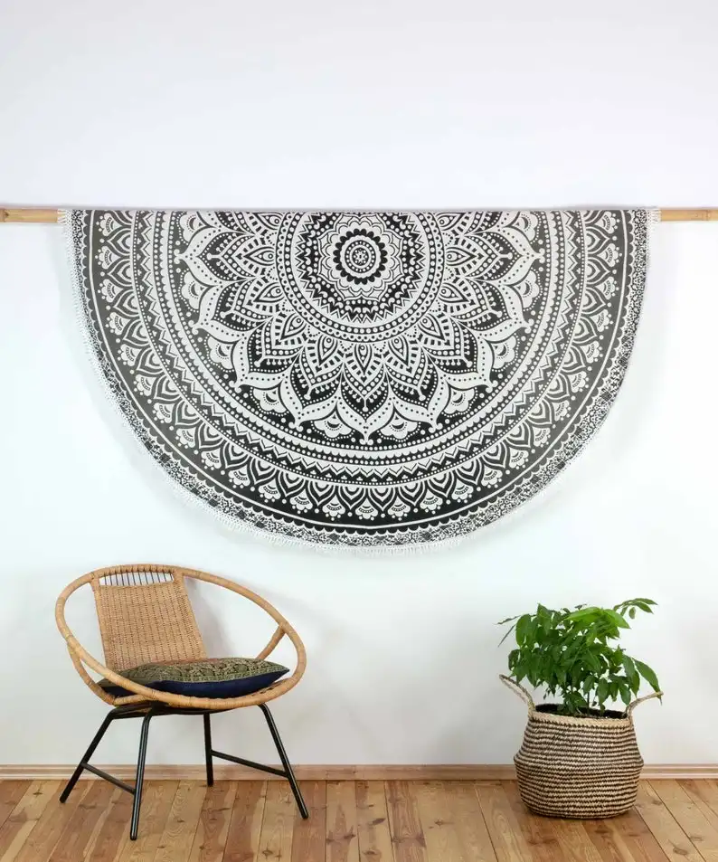 Queen Size Tie Dye Tapisserie Hippie Wandbehang Bohemian Home Decoration Yoga Matte Böhmische Baumwolle Bettlaken