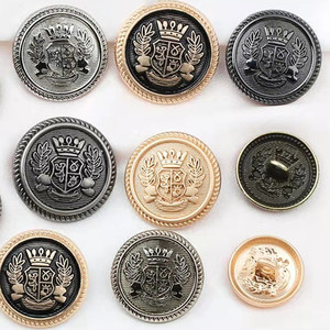 Botones de metal 2024 de nuevo diseño OEM hechos a medida Material de alta calidad con colores y tamaños personalizados Nuevos botones de metal con estilo - Product Image 5