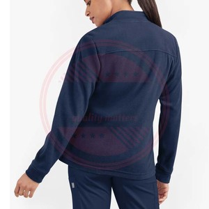 Vente en gros Veste d'uniforme d'allaitement Veste de gommage en polaire à fermeture éclair pour femmes et hommes - Product Image 3