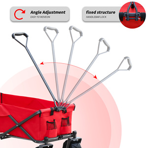 แพลตฟอร์มแบบพกพาพับได้สี่ล้อสำหรับช้อปปิ้งทัวร์ตกปลาตั้งแคมป์ปรับแต่งได้ - Product Image 3