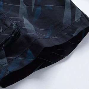 Shorts cargo écologiques pour hommes 2025, décontractés d'été, fermeture à cordon, taille élastique, multi-poches, service OEM personnalisé - Product Image 5