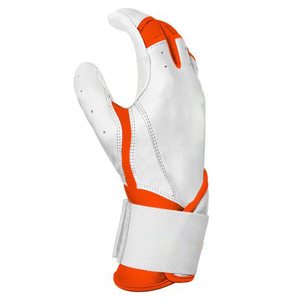 Guantes de bateo de béisbol y softbol de cuero digital profesional Unisex puño largo piel de cabra suave y cómodo - Product Image 6