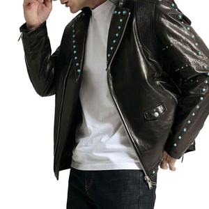 Nueva chaqueta de cuero de moda de calle 2025, ropa de invierno, diseño personalizado, cuero genuino de talla grande, ropa informal para hombre, chaqueta de invierno - Product Image 6