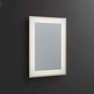 Espejo Rectangular LED Decorado e Iluminado de 50x70 cm - Product Image 1