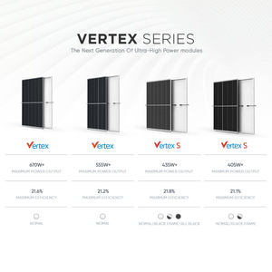 OEM Vertex S แผงเซลล์แสงอาทิตย์แบบโมโน500วัตต์กระจกโปร่งใสสูงระดับ IP68ราคายุโรป - Product Image 2