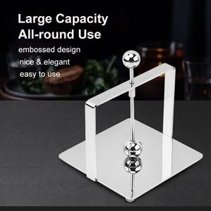 Porta Servilletas de Bar Premium de Acero Inoxidable con Varilla de Presión, Agarre Seguro, Base Pesada, Diseño Moderno para Mesa de Hogar, Bar o Restaurante - Product Image 5