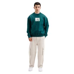 Sweat-shirt à col rond surdimensionné personnalisé Vêtements pour hommes Manches longues en coton polaire Sweat-shirts surdimensionnés pour hommes - Product Image 2