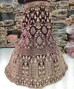 À la mode georgette rayonne séquence travail lehenga choli avec dupatta fête porter prix de gros vêtement ethnique alphanumero - Product Image 1