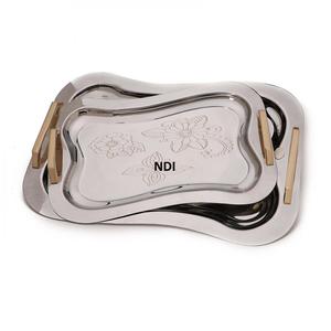 Producto de Venta caliente Bandeja de madera para servir Forma personalizada Bandeja para servir dulces o alimentos Platos para servir Vajilla Decoración Uso diario - Product Image 5