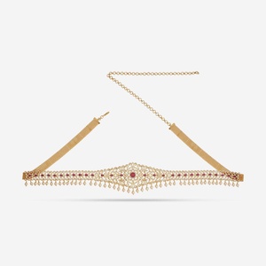 Ceinture en zircon 184398 – Bijou élégant inspiré des soirées avec technologie d'incrustation à griffes - Product Image 1