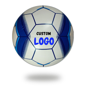 Balón de fútbol de cuero PU alto, venta directa de fábrica, entrenamiento personalizado, deportes, fútbol, costura sin costuras, laminación cosida a máquina alta - Product Image 1