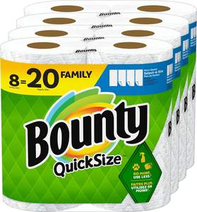 Bounty Select-Toallas de papel de tamaño A, color blanco, 8 rollos triples = 24 rollos regulares - Product Image 5