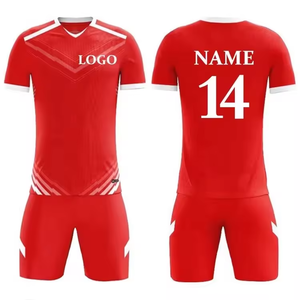 Uniformes de Fútbol de Secado Rápido de Alta Calidad, Uniformes Deportivos Cómodos para Exteriores, Uniformes de Fútbol de Poliéster - Product Image 1