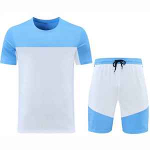 Ensembles de shorts et de t-shirts d'été pour hommes personnalisés en gros Ensembles de t-shirts et de t-shirts simples pour hommes - Product Image 1