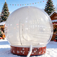 Boule à neige gonflable taille humaine Photomaton fête d'anniversaire mariage décoration de noël Air Dome Ball Bubble House Trampoline