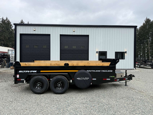 Dump <b>Trailer</b> 7X14 Aluminum/Alloy Full <b>Trailer</b> Hydraulic Dump Tipping 25001-30000kg Max Payload Low Price <b>Farm</b> <b>Trailer</b> - Product Image 2