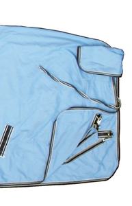 Combo inteligente de fabricante directo Alfombra de verano Exportadores indios Uso equino Malla impermeable Algodón Uso de doma de color sólido - Product Image 2