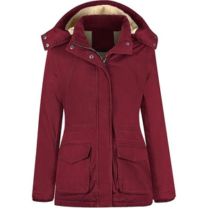 Chaqueta Acolchada Holgada de Invierno para Mujer, Cuello Alto, con Capucha, Tejido de Secado Rápido, Transpirable, Cálida y Natural, Estilo Urbano - Product Image 1