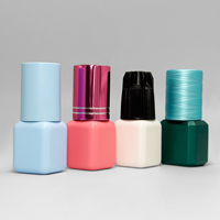 Colle pour extensions de cils en marque privée 5ml, adhésif pour cils OEM, faible odeur, séchage rapide 0,5-1s, imperméable, tenue forte
