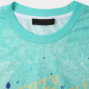 Meilleur prix quantité minimale de commande bas T-shirts de sublimation Street Wear T-shirts élégants T-shirt de sublimation à manches courtes - Product Image 3