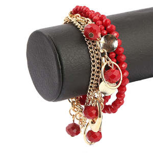 Women's <b>Bracelet</b> - <b>Red</b> - Product Image 1