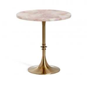 Ensemble de table basse de salon haute couture avec siège en velours Base en acier inoxydable et dessus en marbre Tables d'appoint à 3/tabouret d'extrémité - Product Image 1
