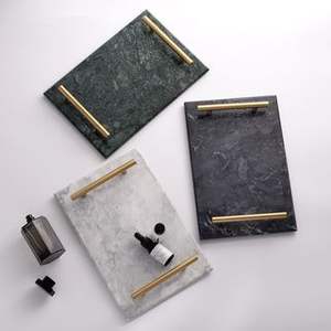 Bandeja de Servicio Decorativa Hecha a Mano de Resina Epoxi de un Solo Nivel, Elementos Esenciales de Cocina Únicos para el Hogar, Restaurante y Hotel - Product Image 3