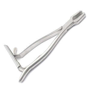 คีมหนีบกระดูกสแตนเลสแบบพรีเมี่ยมเครื่องมือผ่าตัดผลิตตามสั่งเครื่องมือเกี่ยวกับศัลยกรรมกระดูกคุณภาพสูง - Product Image 1