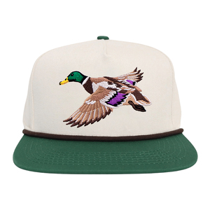 Săn Bắn Ngoài Trời 100% Phương Tây Bông Tùy Chỉnh Thêu Biểu Tượng Có Cấu Trúc Vương Miện Hai Tone 5 Bảng Điều Chỉnh Bóng Chày Dây <span class=keywords><strong>Snapback</strong></span> Cap - Product Image 2