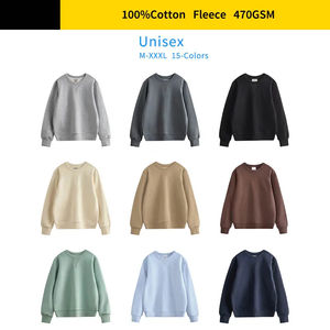 Vente en gros de sweats à capuche unisexes surdimensionnés personnalisés à étiquette privée, en polyester/coton mélangé, lourds, écologiques, pour l'automne - Product Image 6