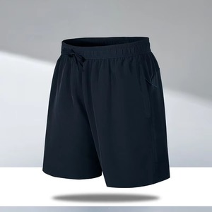Vente en gros de shorts de fitness extensibles à séchage rapide pour l'été shorts de plage pour hommes shorts de couleur unie vêtements de sport - Product Image 4