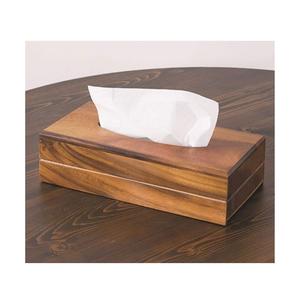 Vaisselle d'intérieur en gros Boîte à mouchoirs en bois d'acacia Boîte à mouchoirs rectangulaire de grande taille de créateur fabuleux - Product Image 4