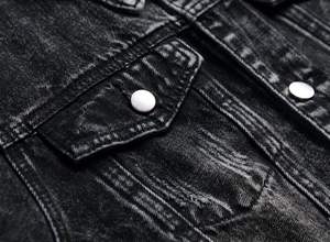 Man Jackets Breathable <b>Men</b> Denim Jackets Plus Size <b>Men</b> Jeans Jackets Made in Pakistan Custom Logo And Design - Product Image 3