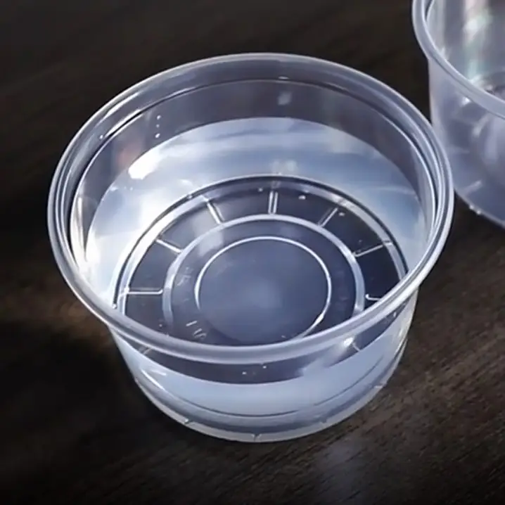 Tazza di plastica bella tazza di plastica 8oz 12oz 16oz 32 oz tazza di frutta in plastica contenitore cina bicchieri di plastica