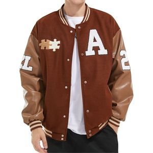 100% Wool Button Up Vintage Stylish 1980 Style Varsity <b>Jackets</b> College Custom <b>Slim</b> <b>Fit</b> Baseball <b>Jacket</b> for <b>Men</b> - Product Image 3