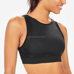 Soutien-gorge de sport en nylon et élasthanne de qualité supérieure, dos nageur, hautement élastique, débardeur de fitness, service OEM, vêtements de sport respirants, fabricant de soutiens-gorge de yoga - Product Image 2