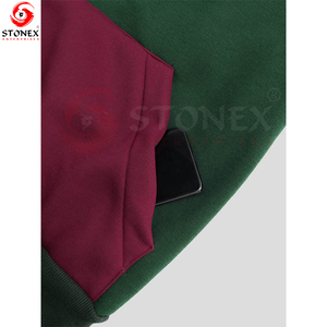 Sweat à capuche extérieur ODM pour hommes haute qualité confortable et séchage rapide motif imprimé tissu polaire grande taille - Product Image 3