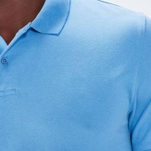 Jersey de algodón de talla grande Casual sólido de manga corta para hombre para camisas transpirable de secado rápido ropa deportiva bordada - Product Image 2