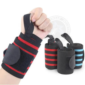 Sangles d'haltérophilie de gymnastique populaires personnalisées enveloppes de poignet pour l'haltérophilie musculation - Product Image 4