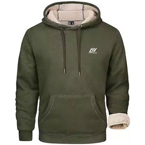 Sudadera con Capucha para Hombre, Diseño Personalizado, Informal, Invierno 2024, Poliéster/Algodón, Teñido Liso, Transpirable, 350g, Venta al Por Mayor - Product Image 2