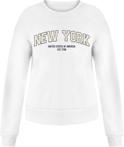 Manufacturer Wholesale Women's Oversized Winter Sweatshirt High Quality Varsity French Terry Fleece Cotton Blends <b>Stand</b> Badge - Product Image 4