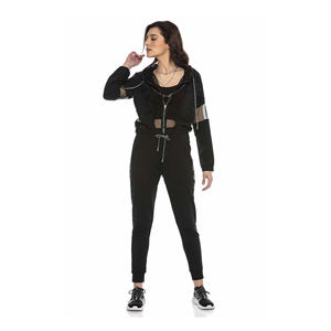 Invierno nuevo entrenamiento deportivo para mujer, chándal para correr, conjunto de chándal, informal, transpirable, ecológico, holgado, Tops largos, Turquía - Product Image 1