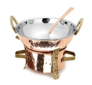2025 Hot Selling Copper Grill Stove Installation portable Expérience le mélange parfait d'élégance et de chaleur Angeethi - Product Image 6