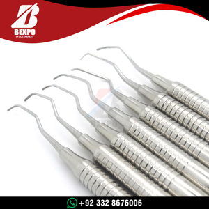 Juego de 7 Piezas de Instrumentos Quirúrgicos de Acero Inoxidable para Rellenos Dentales de Composite, Reutilizables, con Empuñadura Ergonómica, Certificación CE - Product Image 3